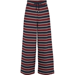 Basic apparel - Anneli pants Bordeaux truffle/sky captain